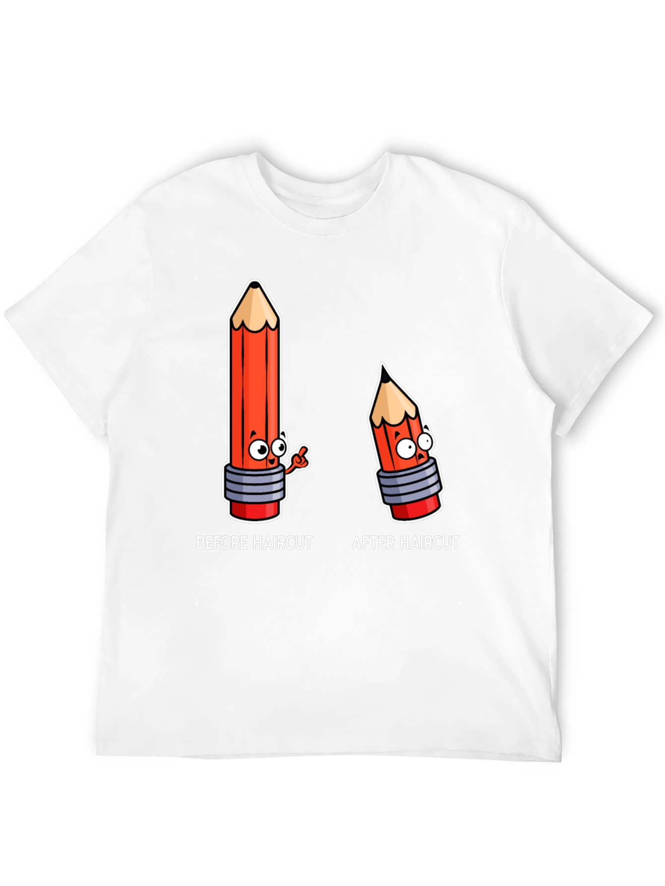 Funny Haircut Cartoon T-Shirt
