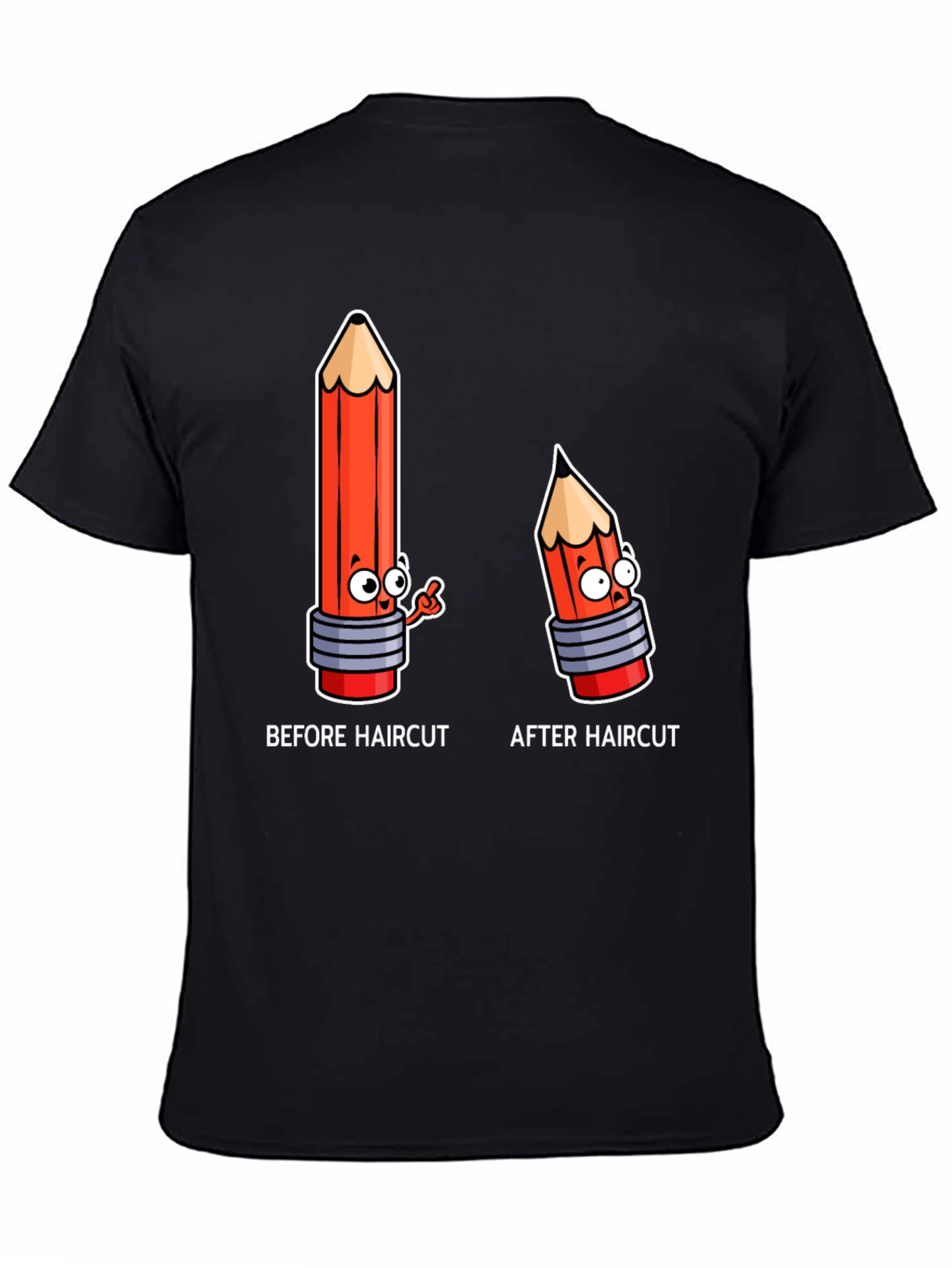 Funny Haircut Cartoon T-Shirt