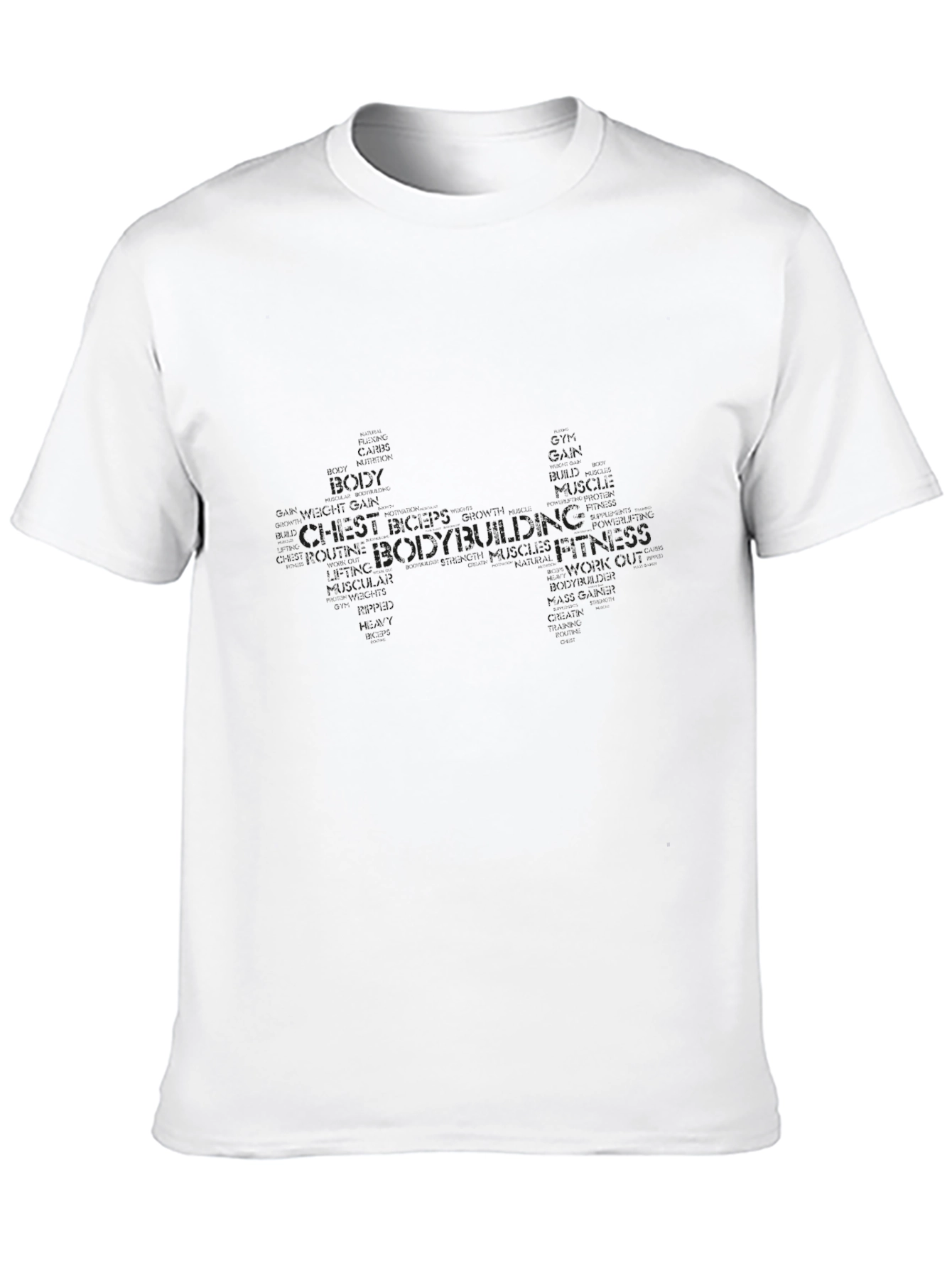 Black Bodybuilding & Fitness T-Shirt