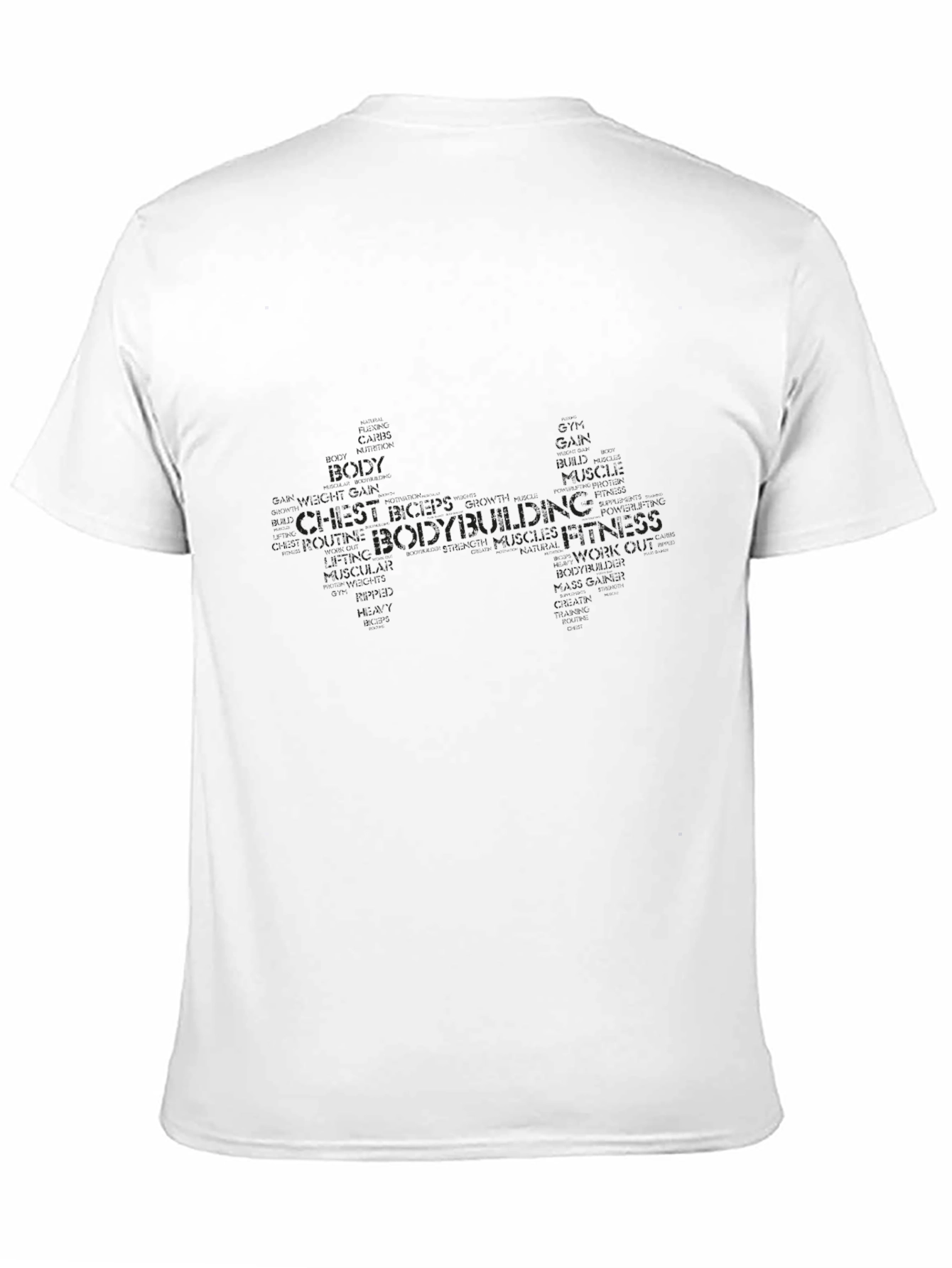 Black Bodybuilding & Fitness T-Shirt