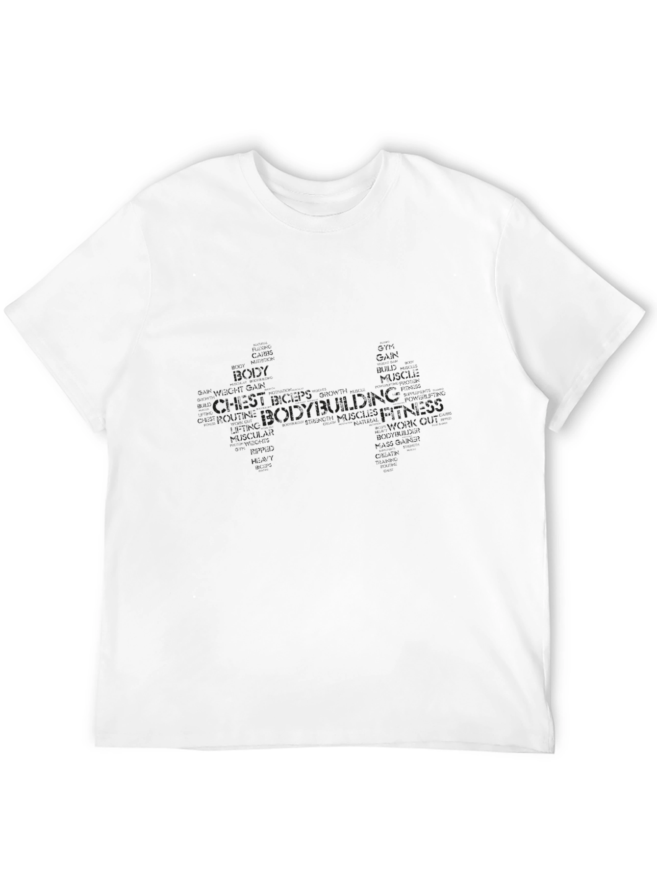 Black Bodybuilding & Fitness T-Shirt