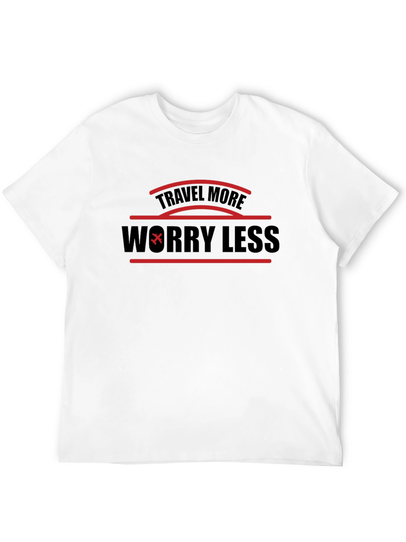 Travel More Worry Less Graphic T-Shirt