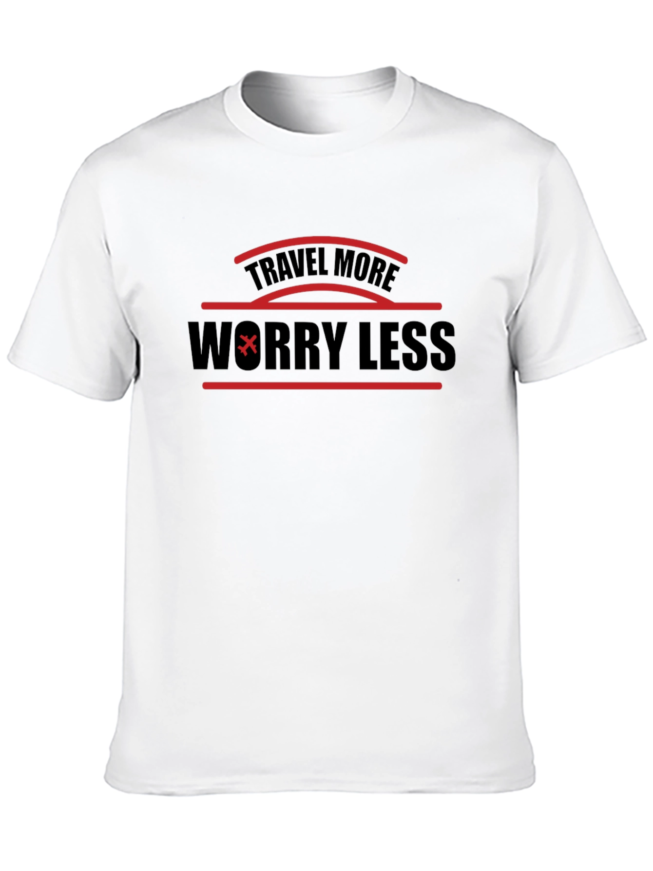 Travel More Worry Less Graphic T-Shirt