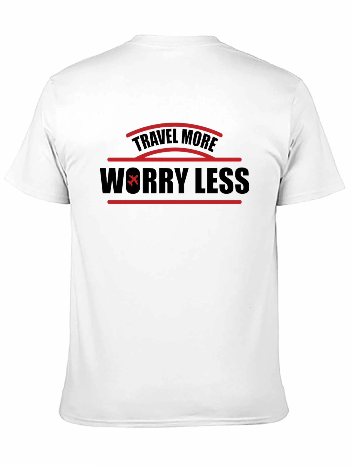 Travel More Worry Less Graphic T-Shirt
