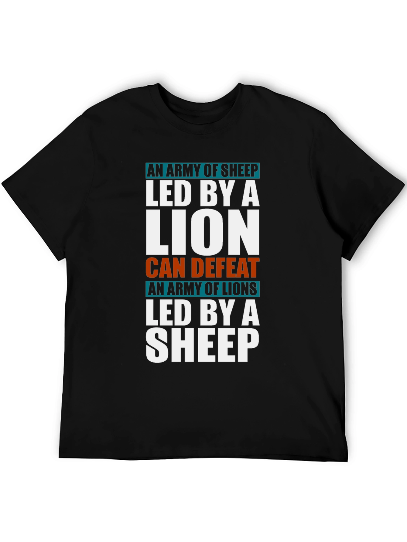 Lion and Sheep T-Shirt - Leadership & Strength
