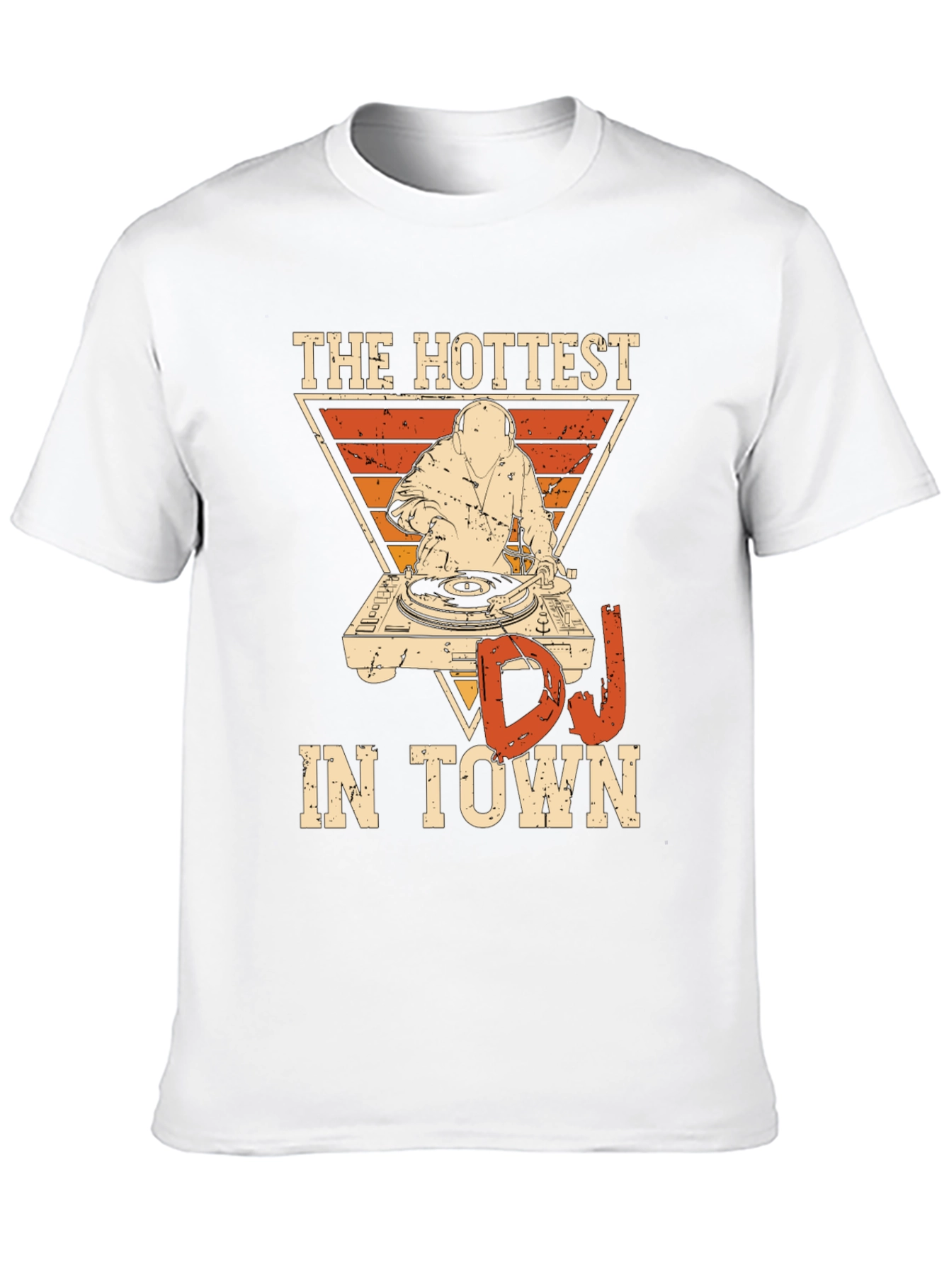 The Hottest DJ in Town Black Graphic Tee