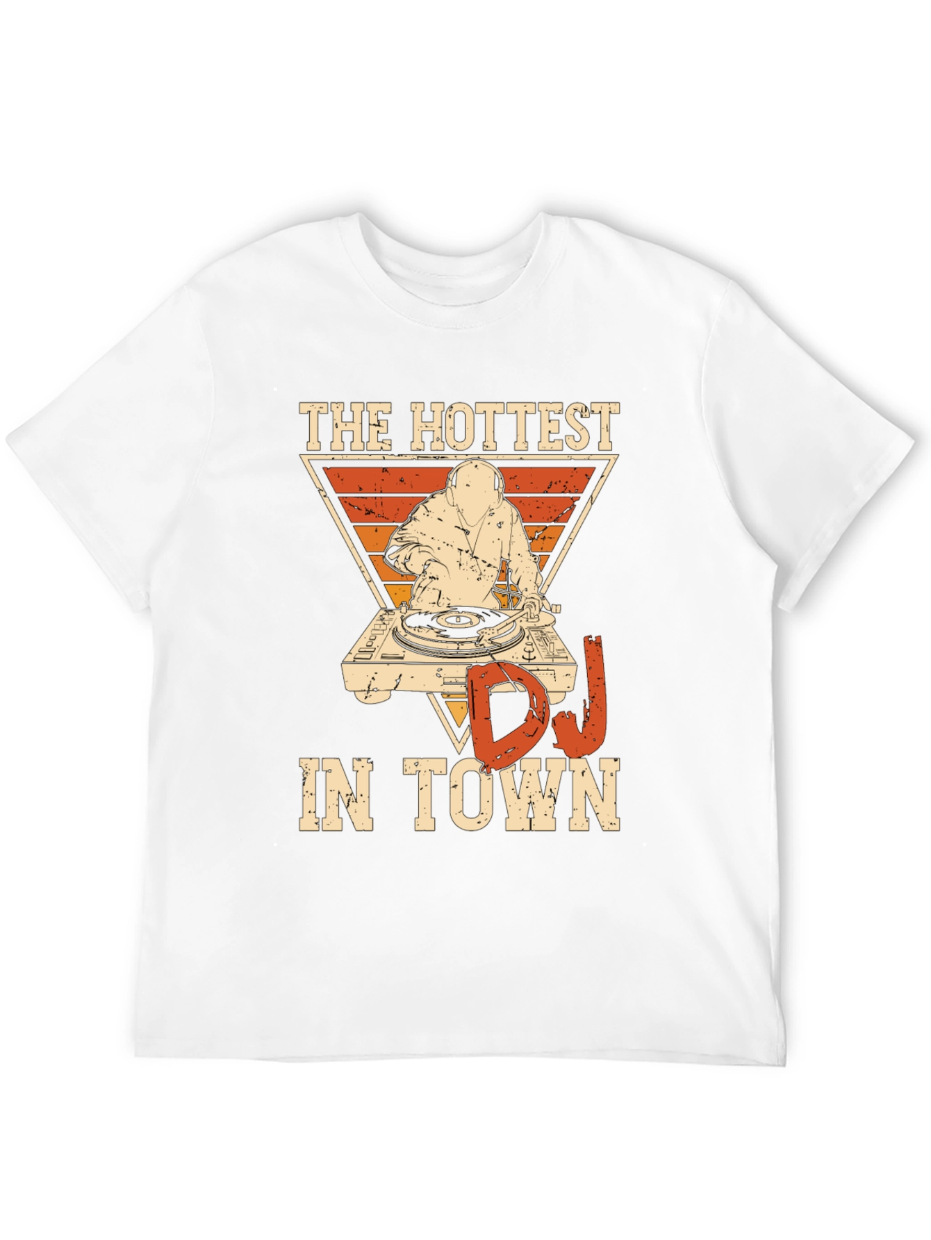 The Hottest DJ in Town Black Graphic Tee