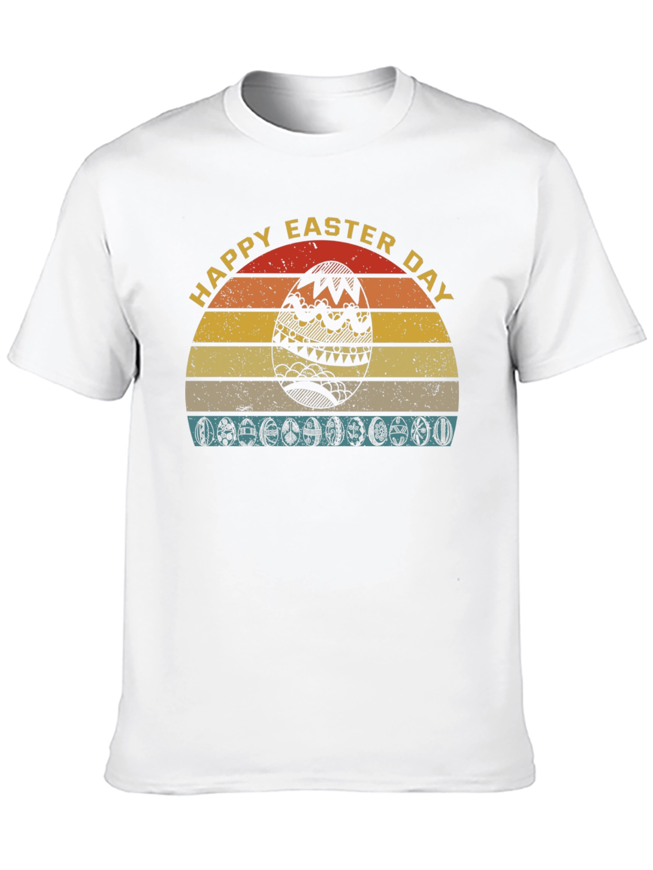 Retro Happy Easter Day T-Shirt