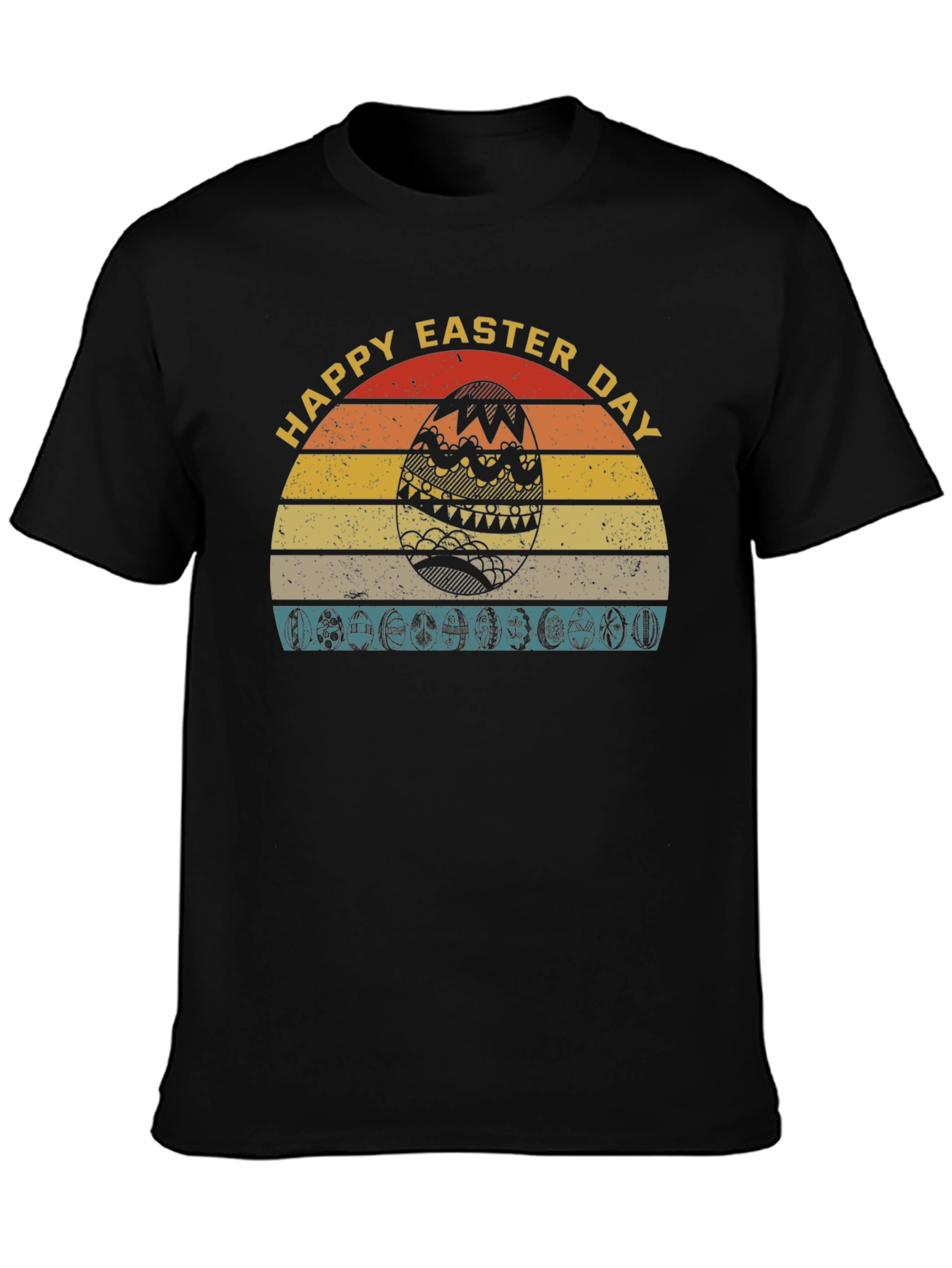 Retro Happy Easter Day T-Shirt