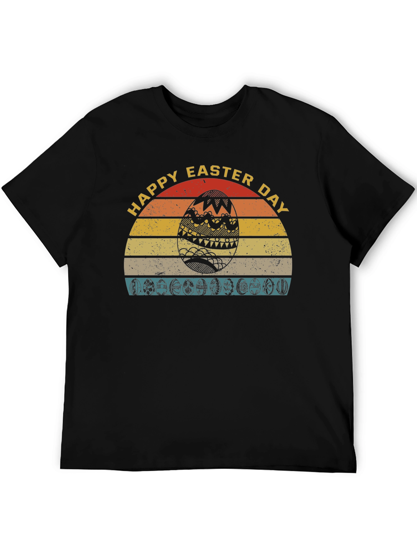 Retro Happy Easter Day T-Shirt
