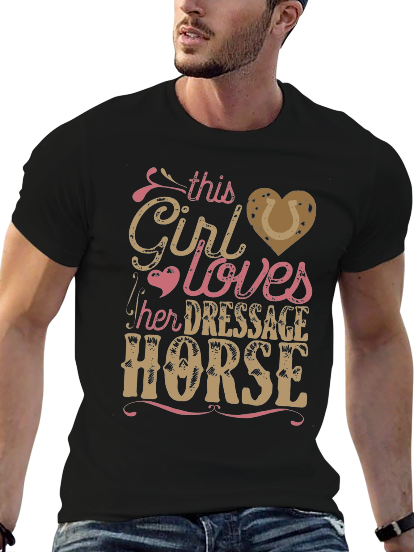 Dressage Horse Girl T-Shirt