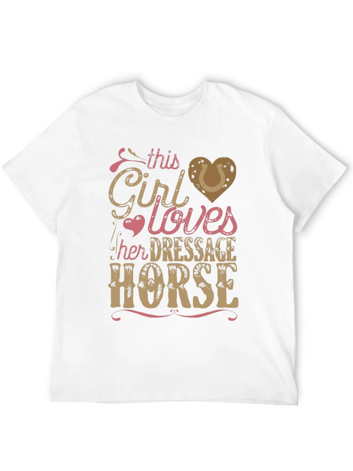 Dressage Horse Girl T-Shirt