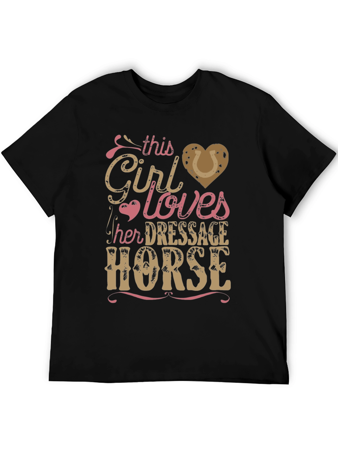Dressage Horse Girl T-Shirt