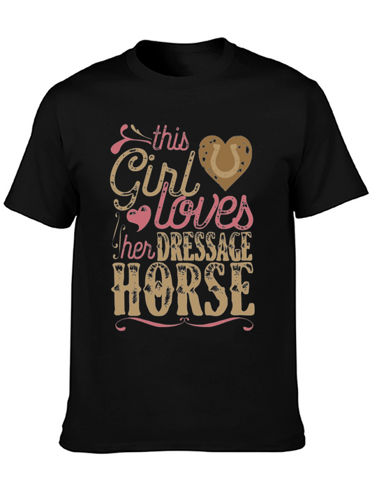 Dressage Horse Girl T-Shirt
