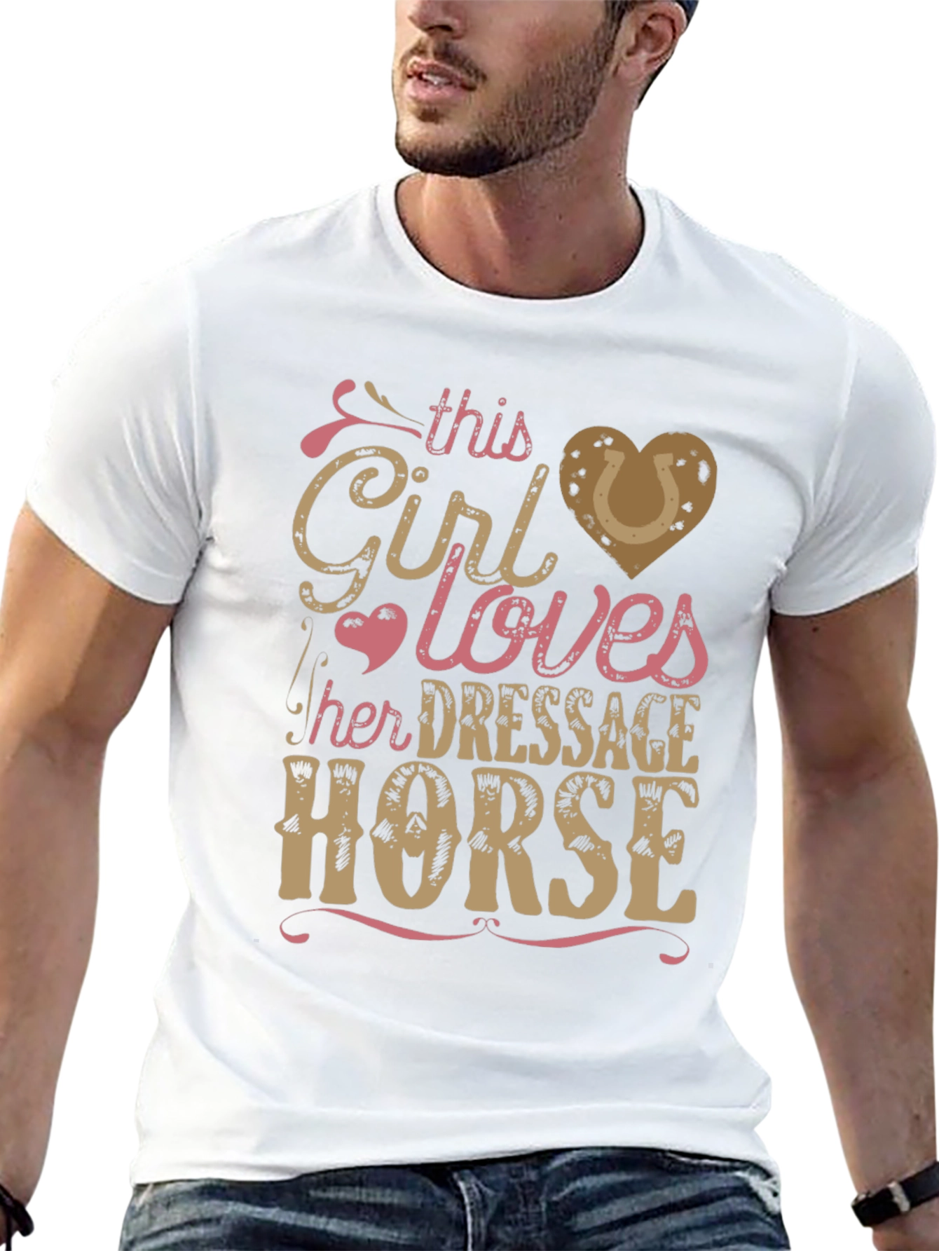 Dressage Horse Girl T-Shirt