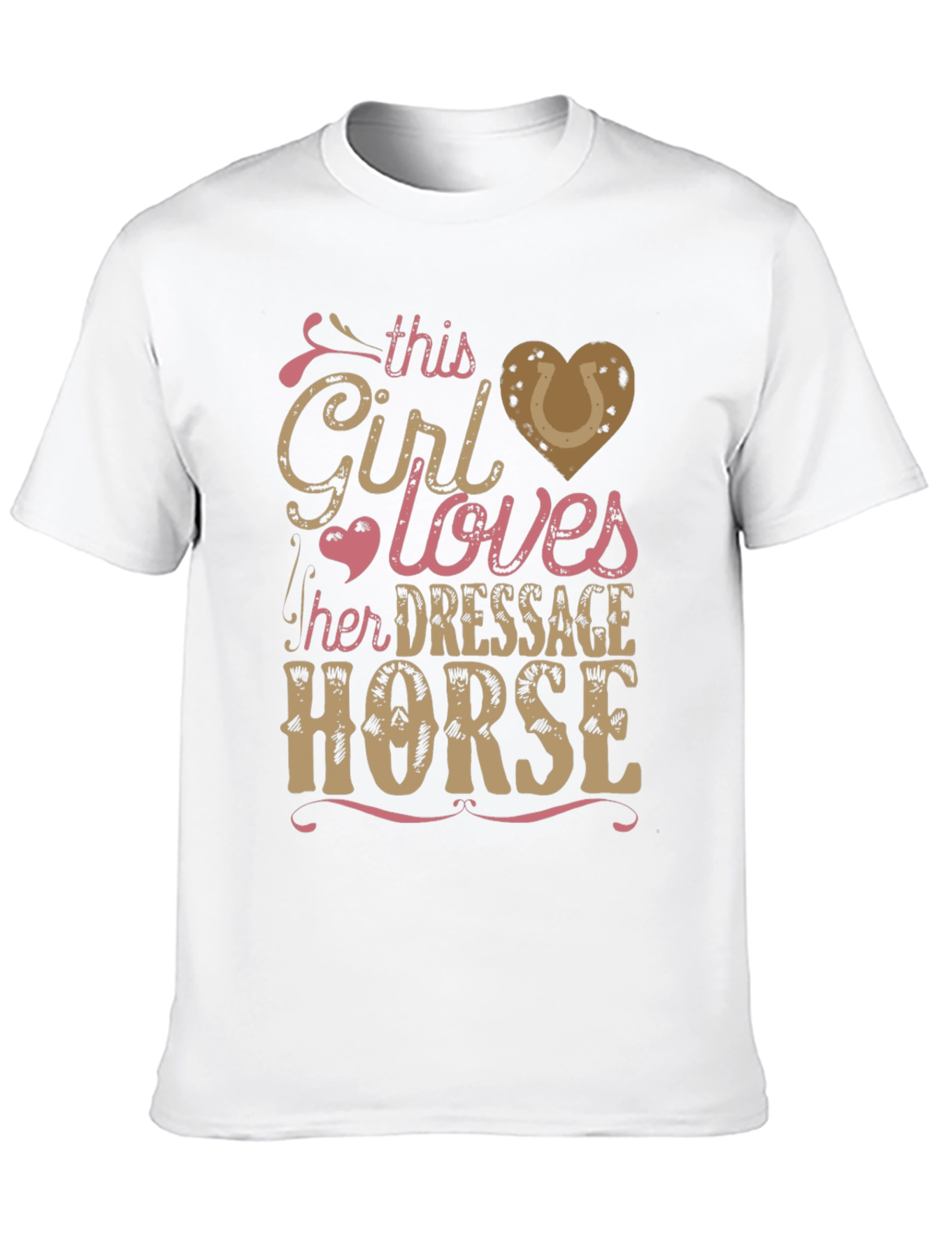 Dressage Horse Girl T-Shirt