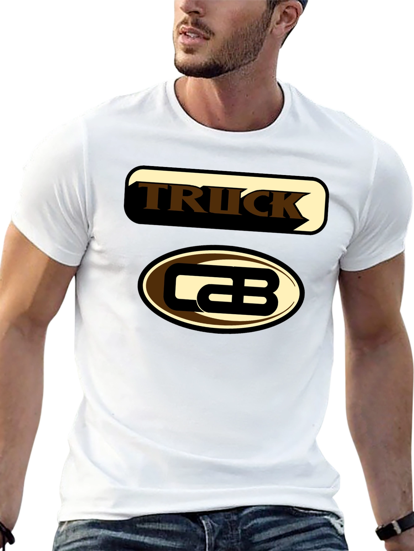 Truck Cab Graphic Tee - Black