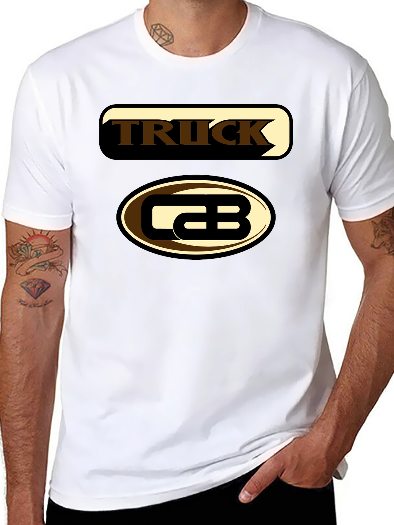 Truck Cab Graphic Tee - Black