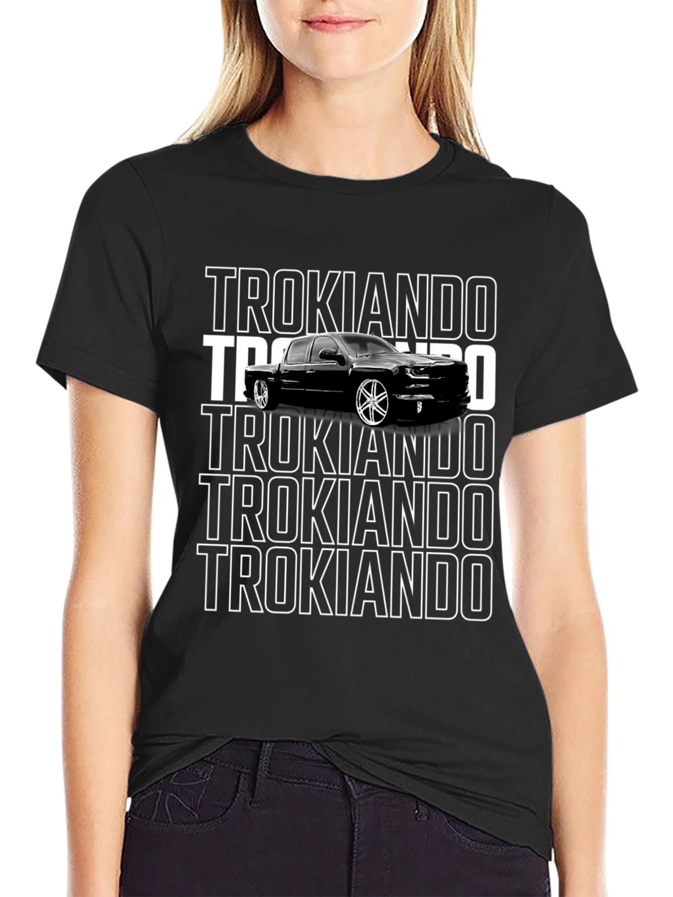 Trokiando Truck T-Shirt - Black