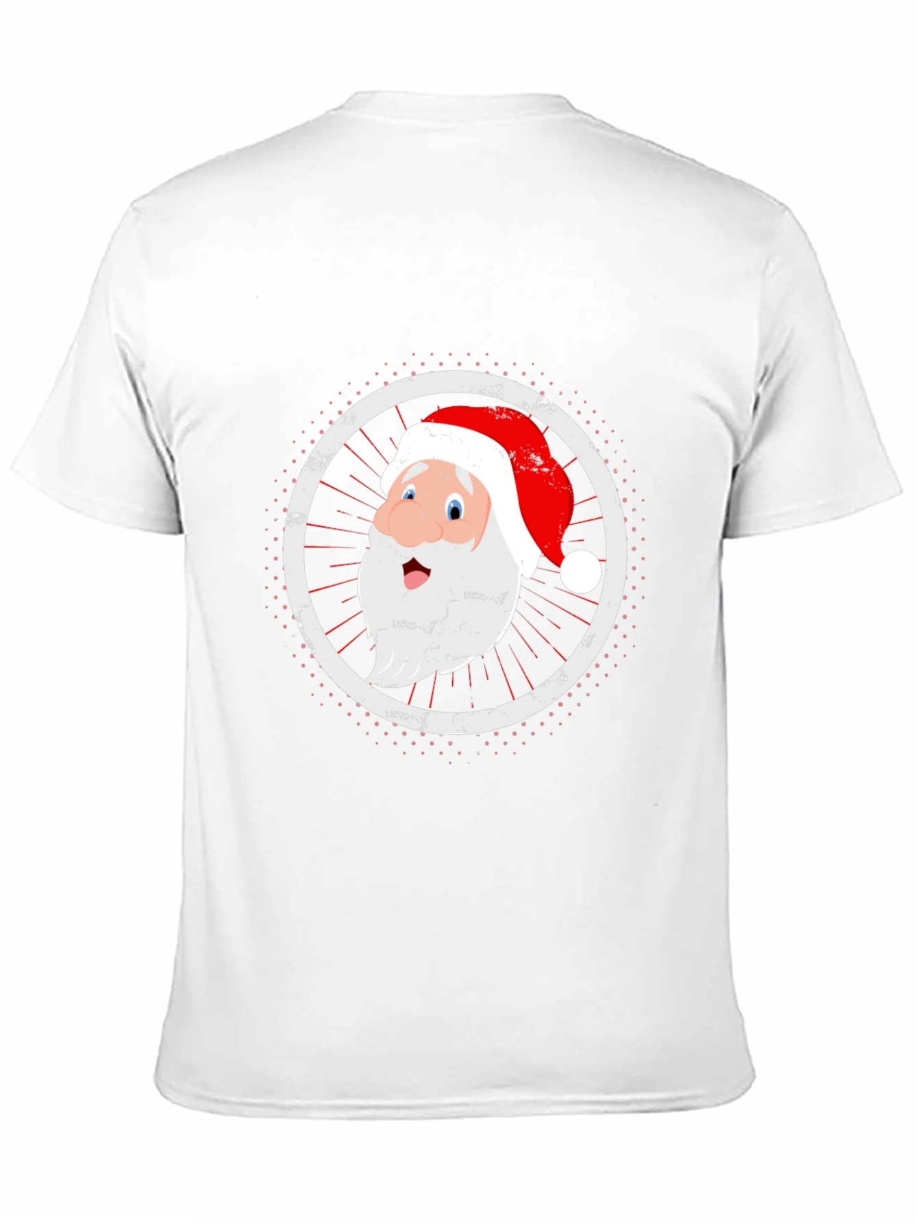 Santa Graphic Black T-Shirt