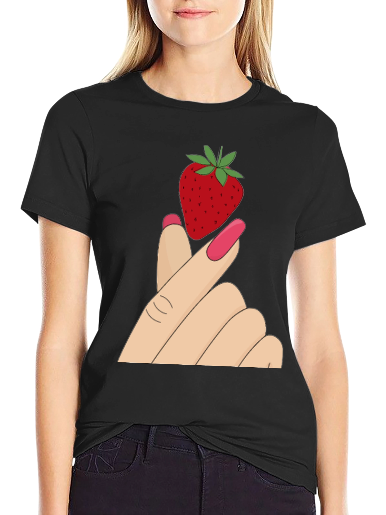 Strawberry Graphic Tee - Stylish & Unique