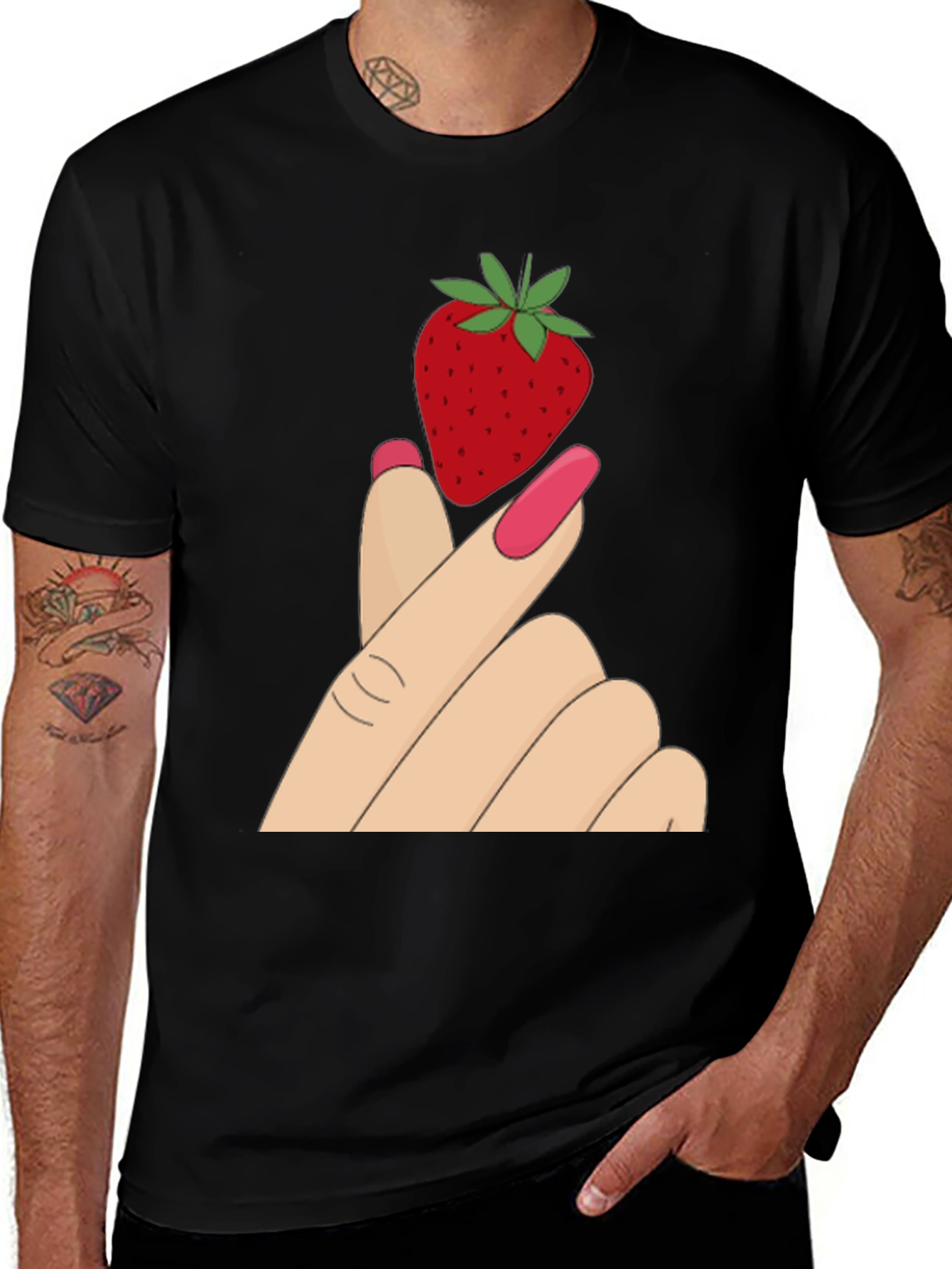Strawberry Graphic Tee - Stylish & Unique