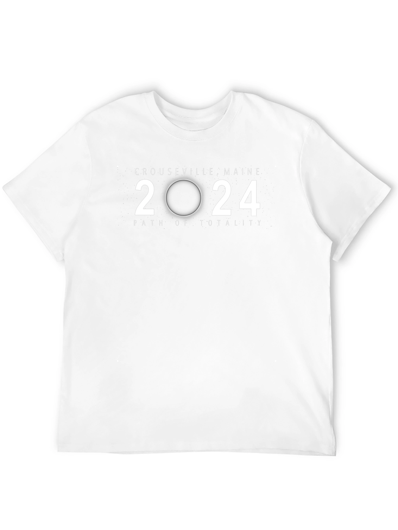 Crouseville Maine 2024 Path of Totality Eclipse T-Shirt