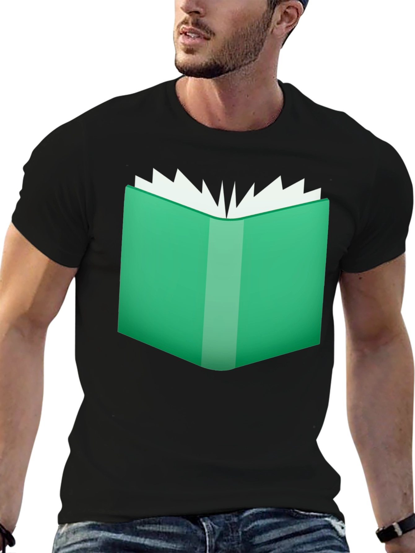 Book Lovers Tee - Open Book Graphic T-Shirt
