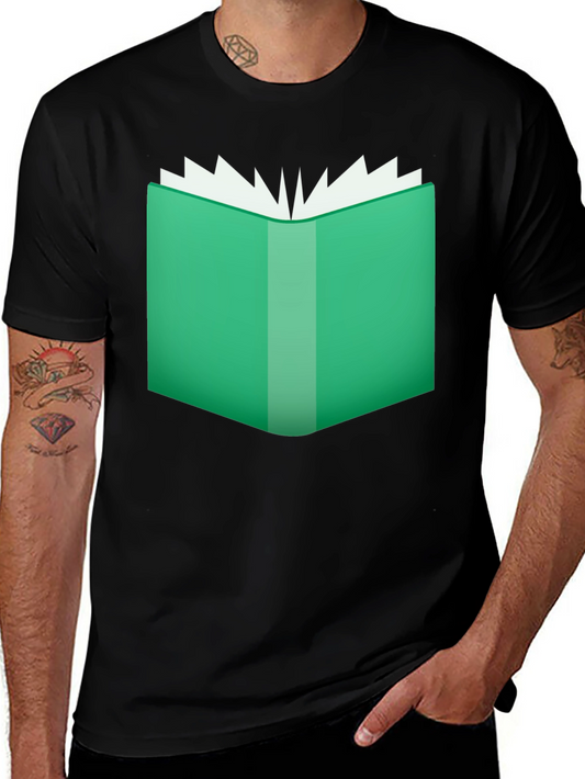 Book Lovers Tee - Open Book Graphic T-Shirt