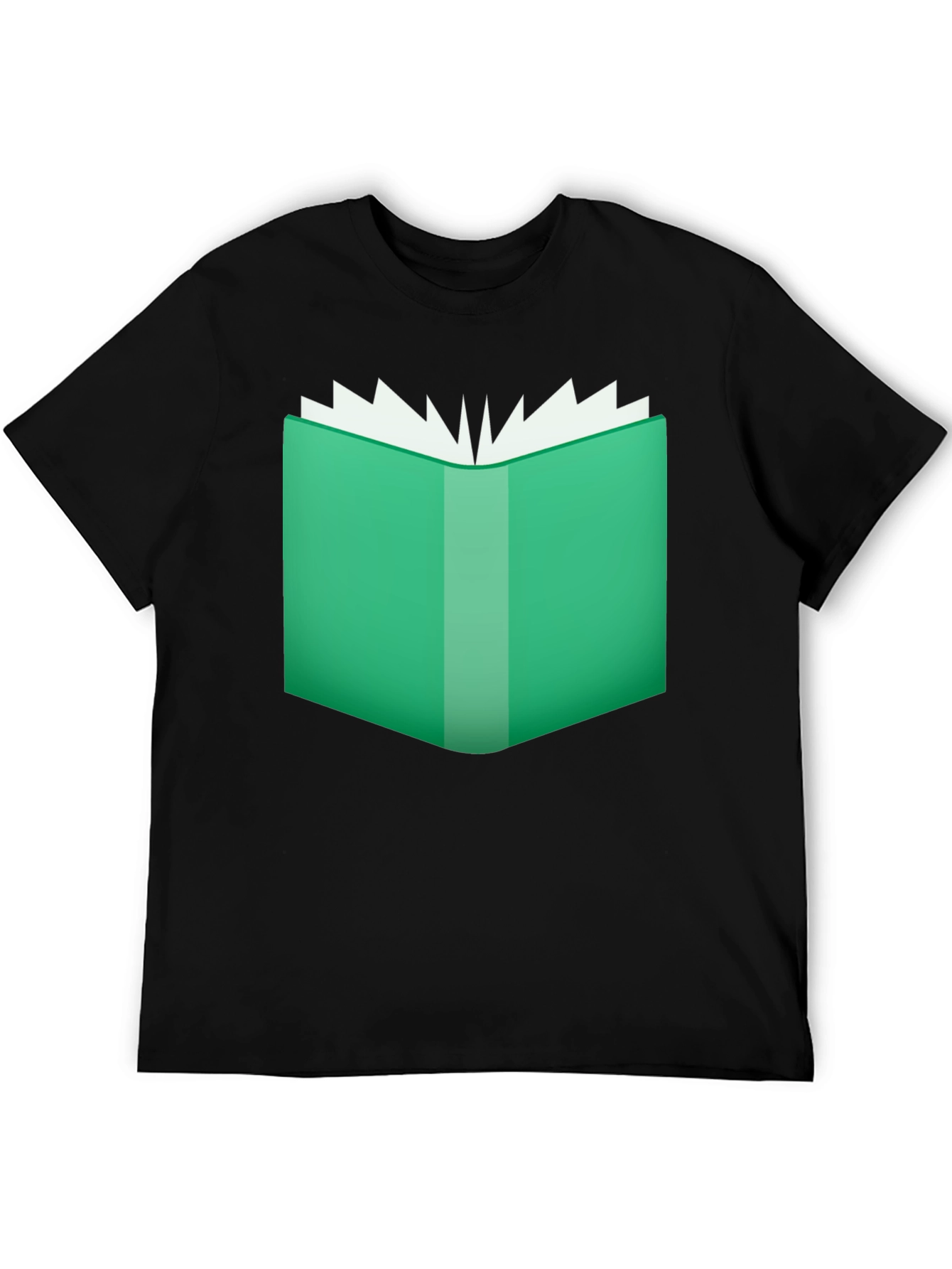 Book Lovers Tee - Open Book Graphic T-Shirt