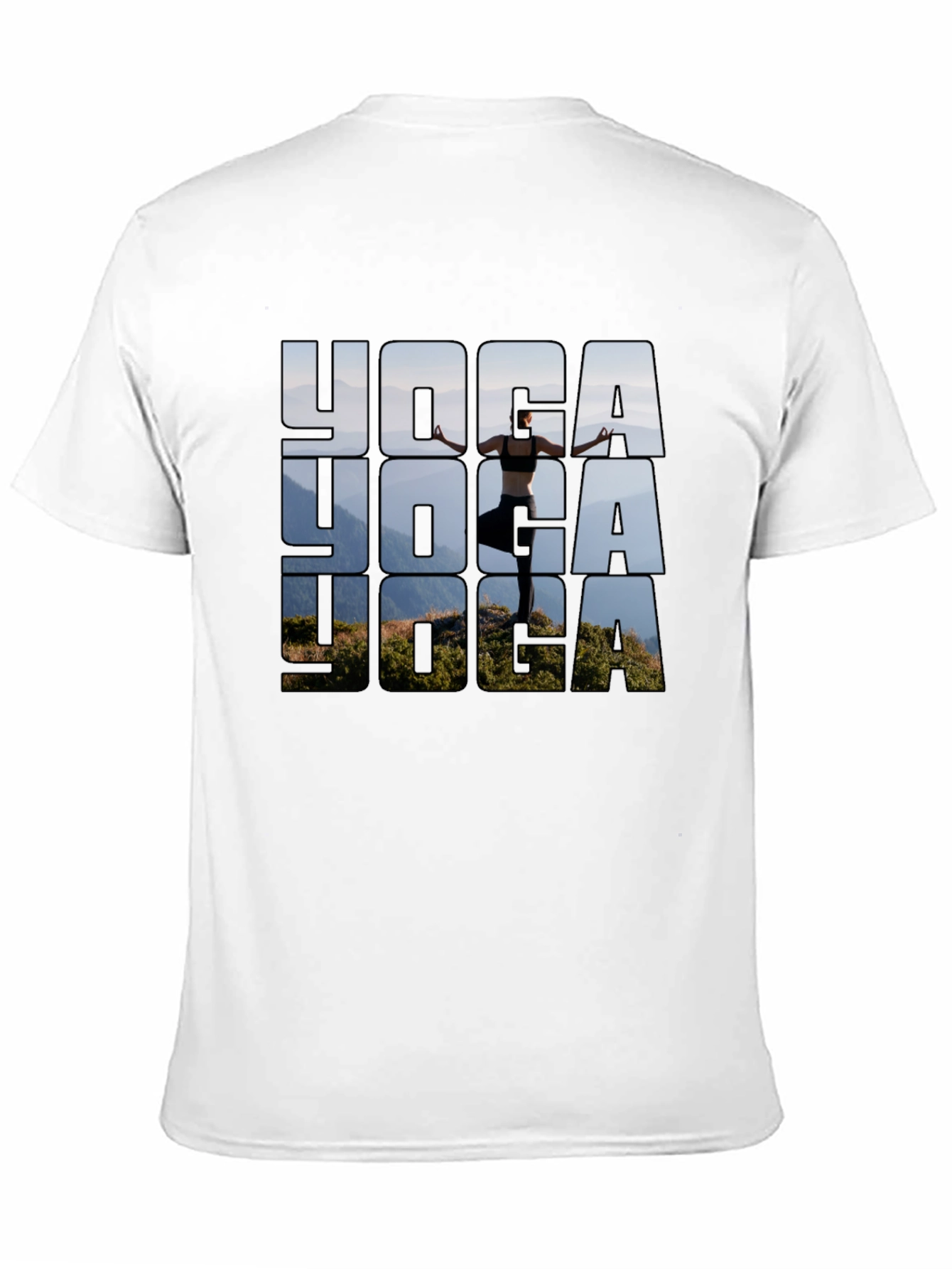 Yoga Graphic Print T-Shirt - Stylish & Comfortable
