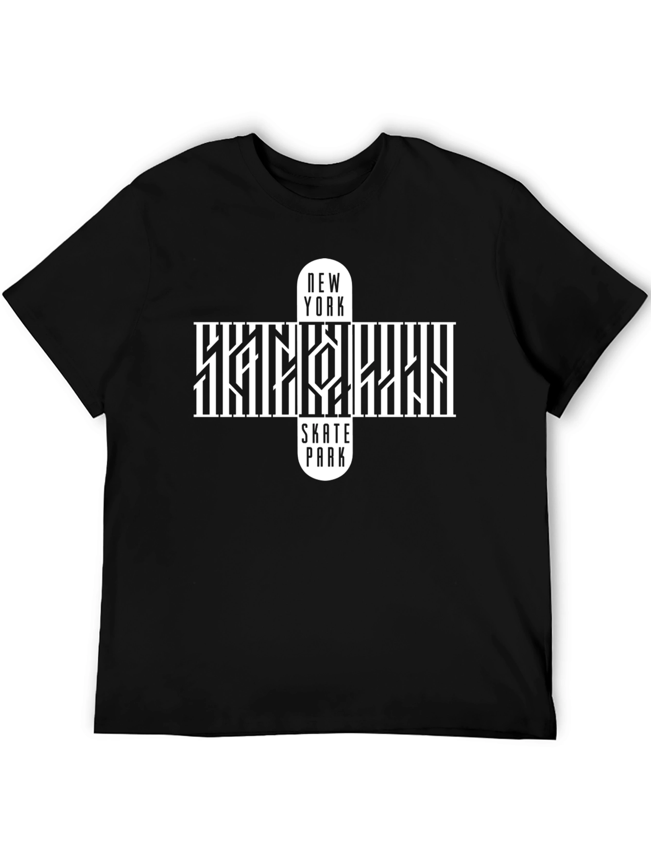 NY Skate Park T-Shirt - Black Graphic Tee