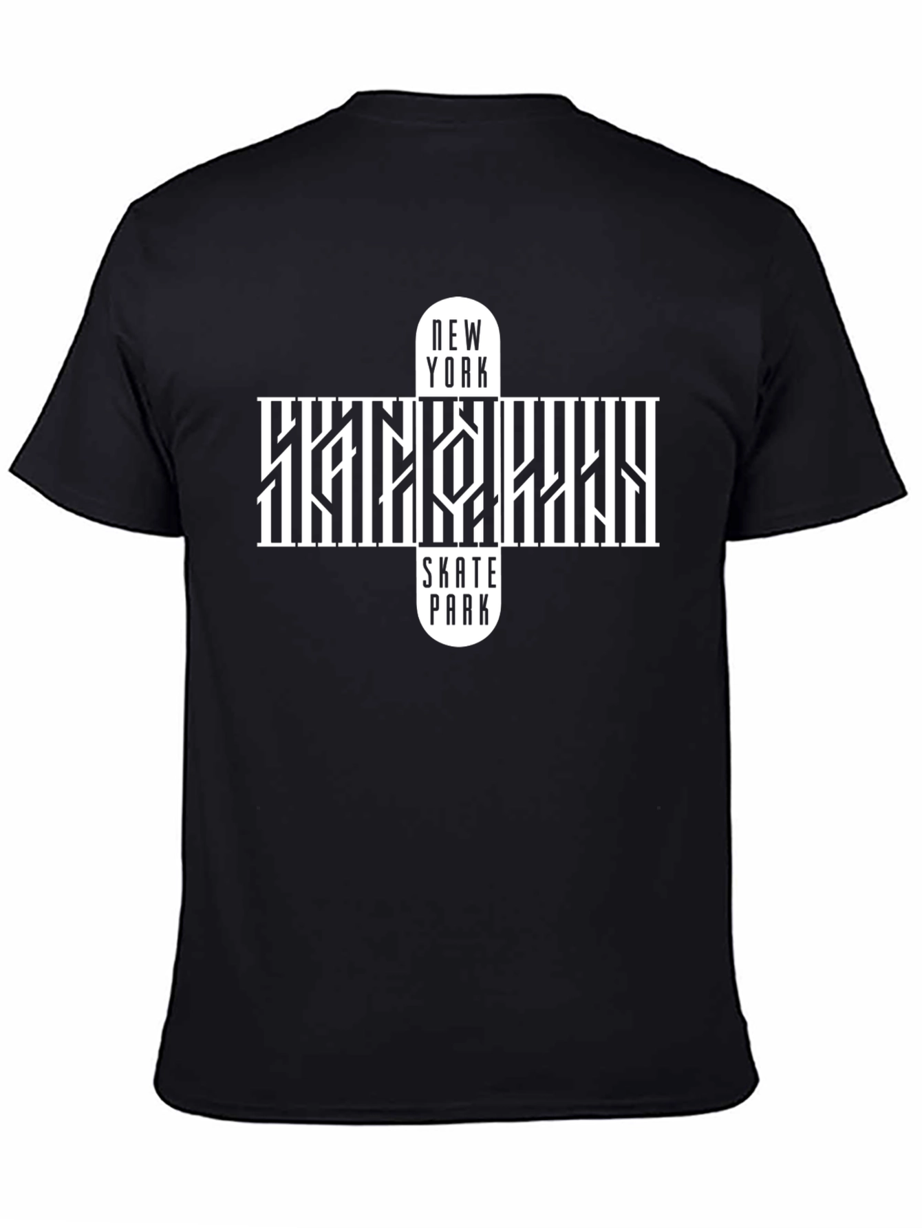 NY Skate Park T-Shirt - Black Graphic Tee