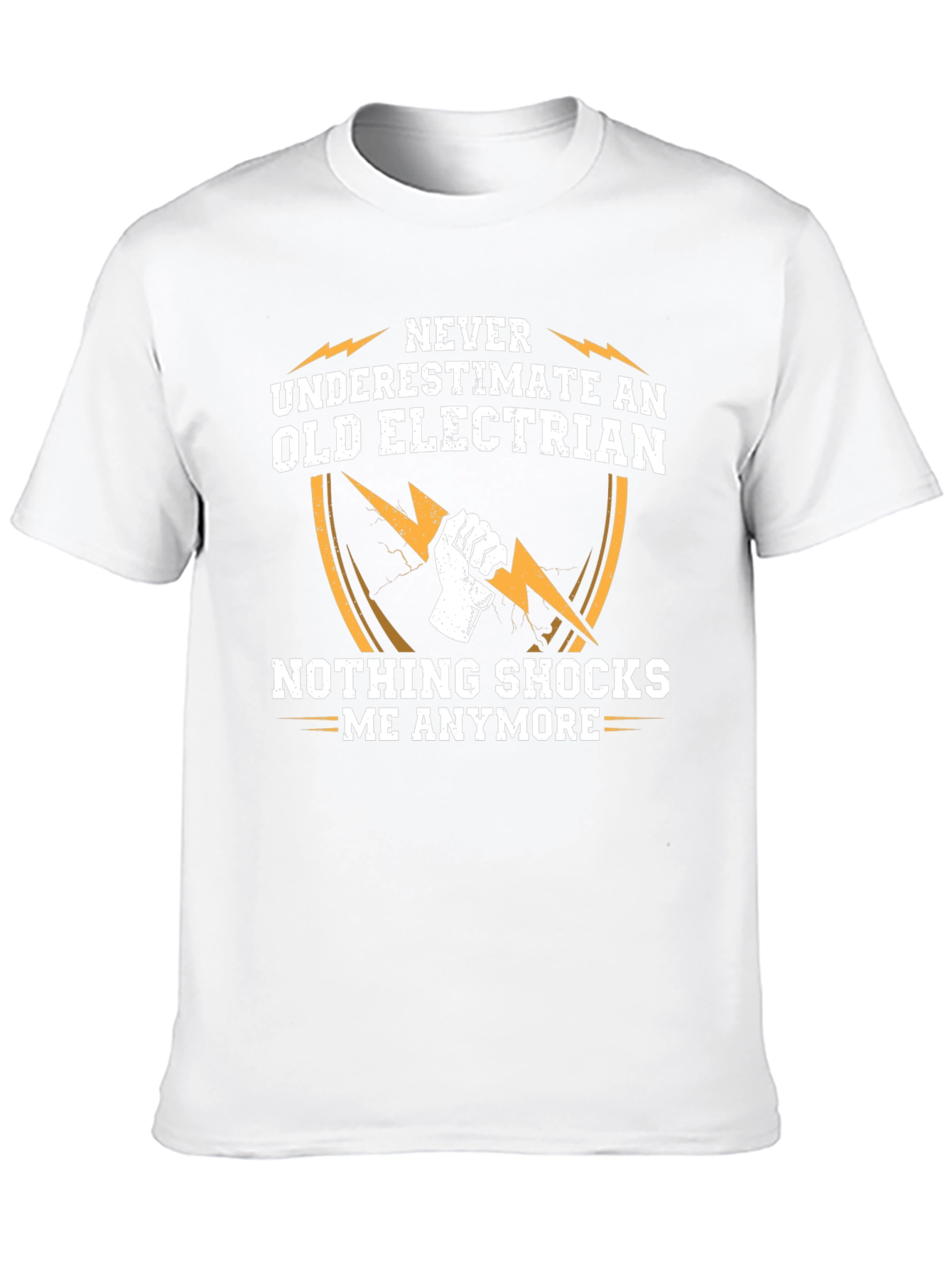 Old Electrician T-Shirt - Funny Novelty Gift