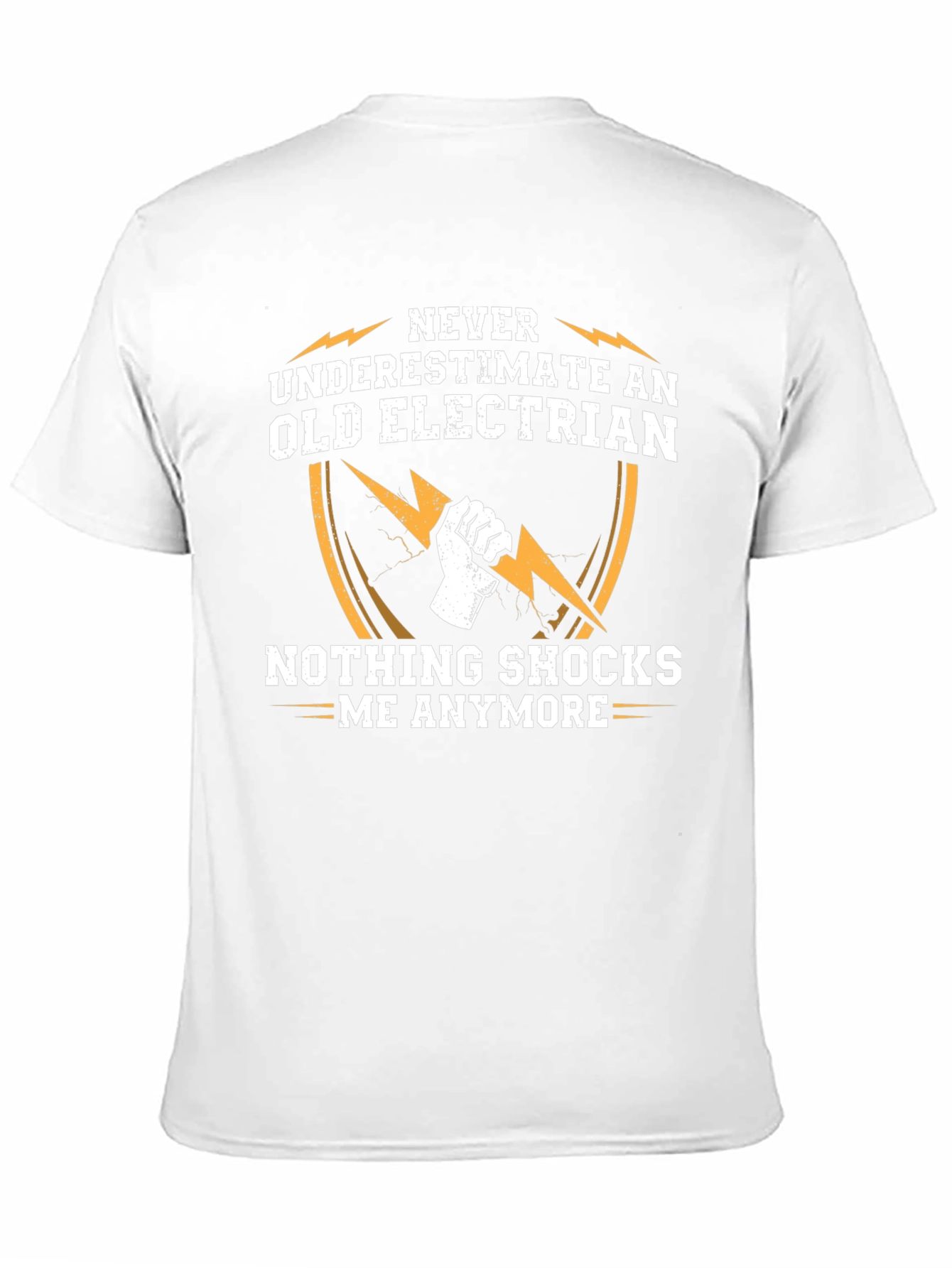 Old Electrician T-Shirt - Funny Novelty Gift