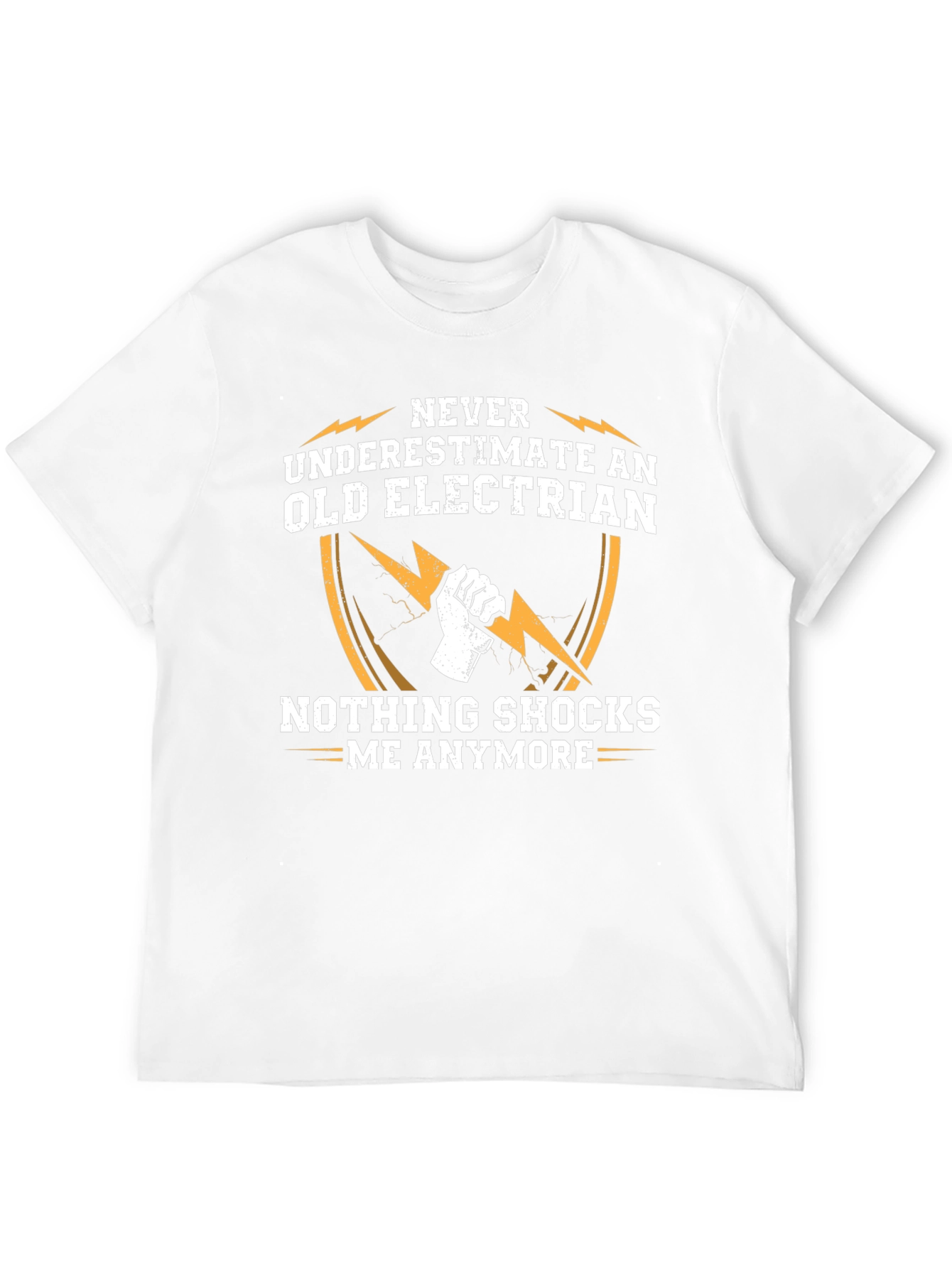 Old Electrician T-Shirt - Funny Novelty Gift