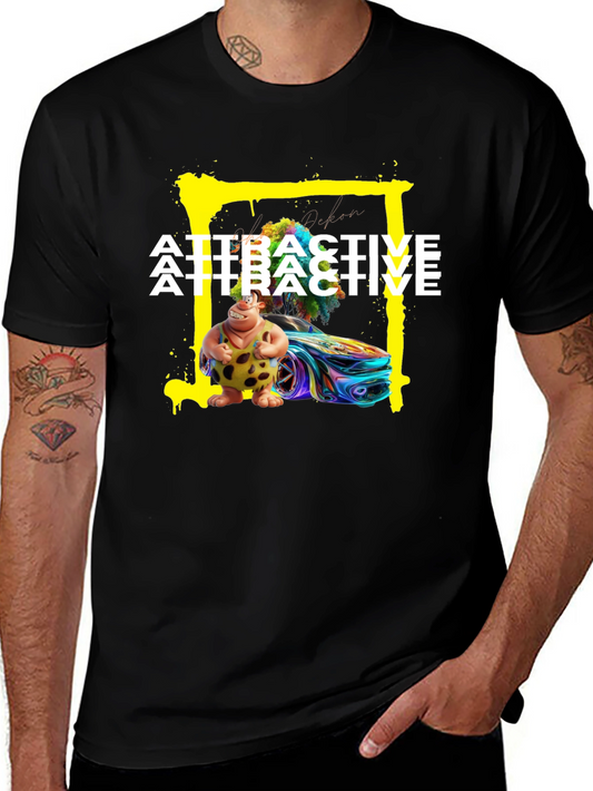 Attractive Cartoon Car T-Shirt