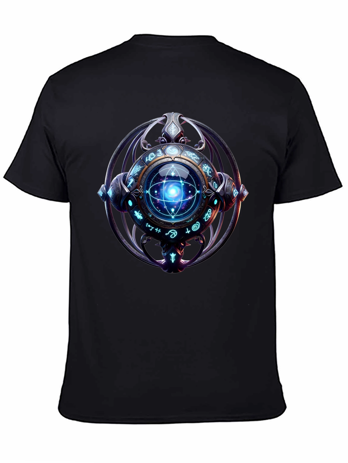 Mystic Orb Graphic Black T-Shirt