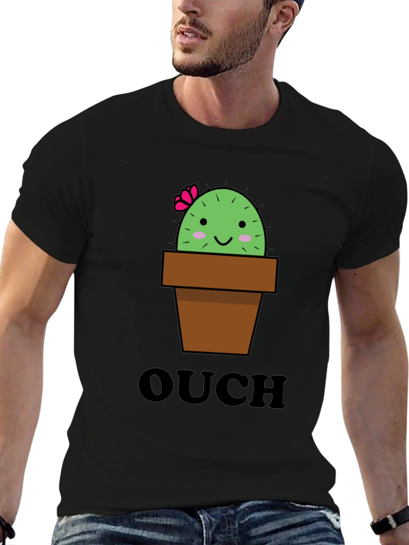 Ouch Cactus Graphic Tee