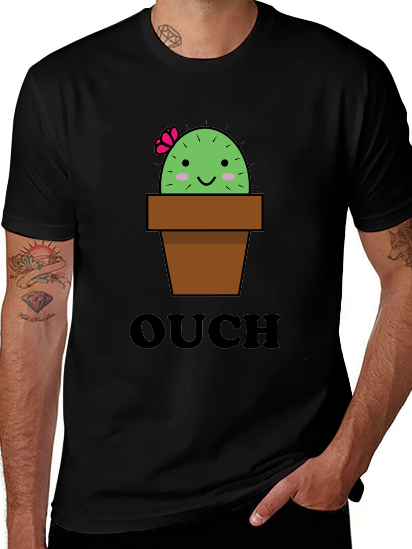 Ouch Cactus Graphic Tee