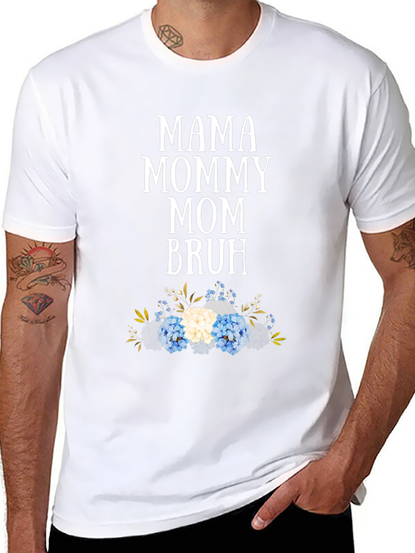 Mama Mommy Mom Bruh Graphic Tee