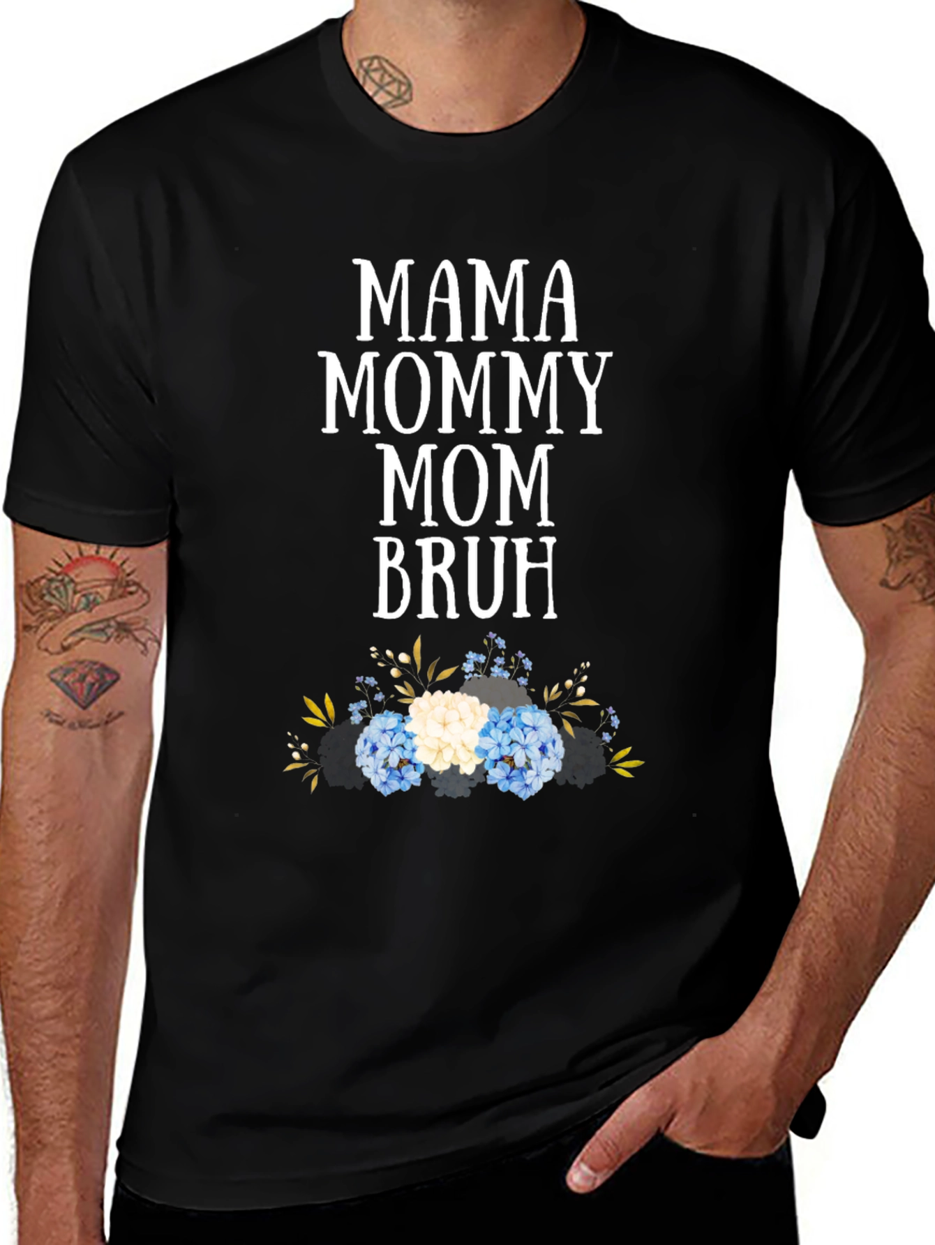 Mama Mommy Mom Bruh Graphic Tee