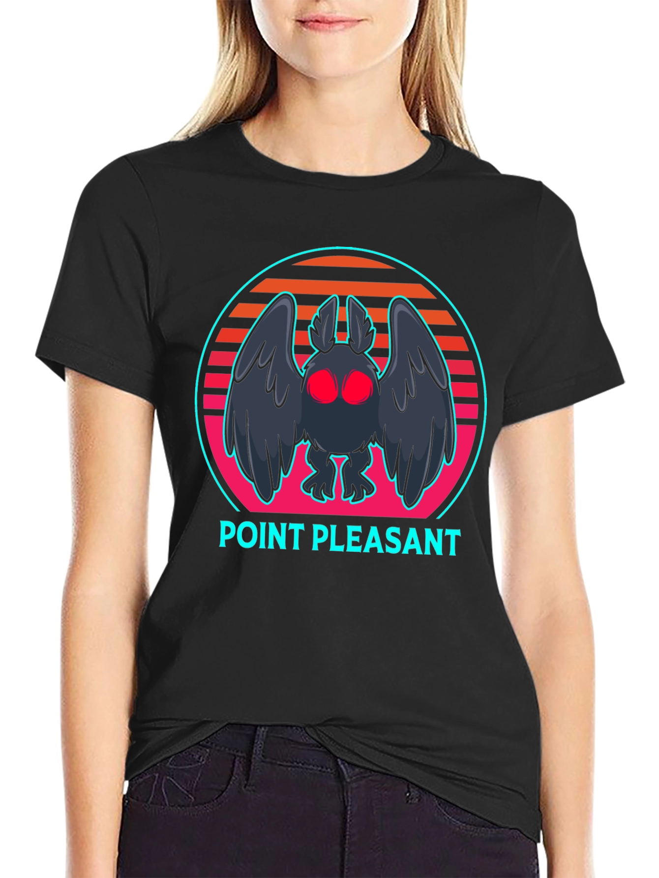 Point Pleasant Mothman T-Shirt - Retro Style
