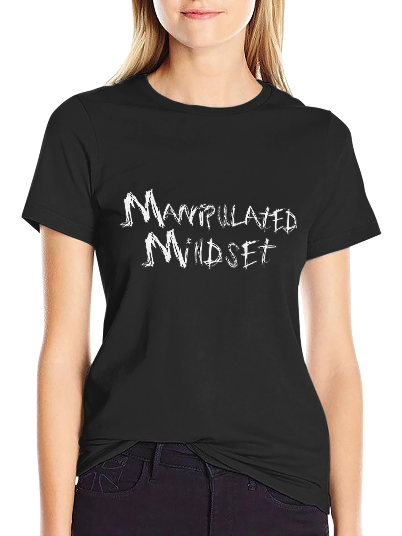 Manipulated Mindset Graphic Tee - Black