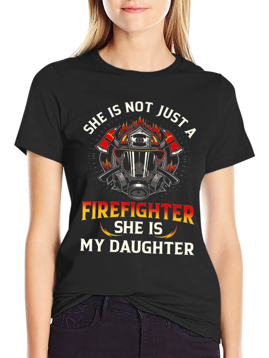 Firefighter Daughter T-Shirt - Proud Parent Apparel