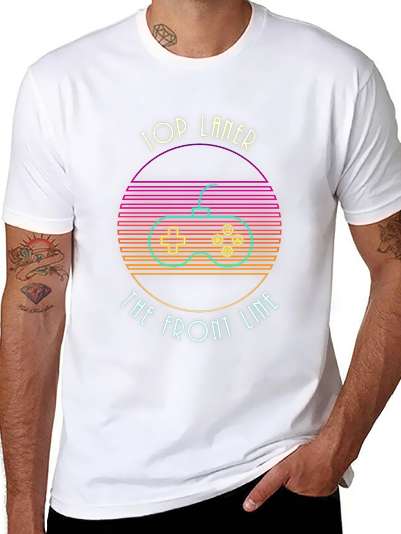 Top Laner Gaming T-Shirt - The Front Line Tee
