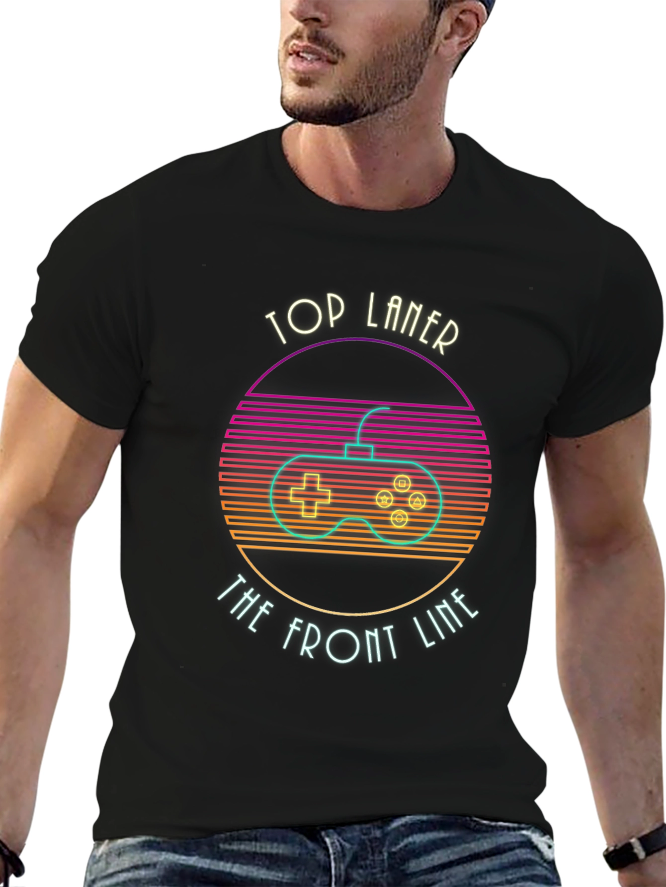 Top Laner Gaming T-Shirt - The Front Line Tee