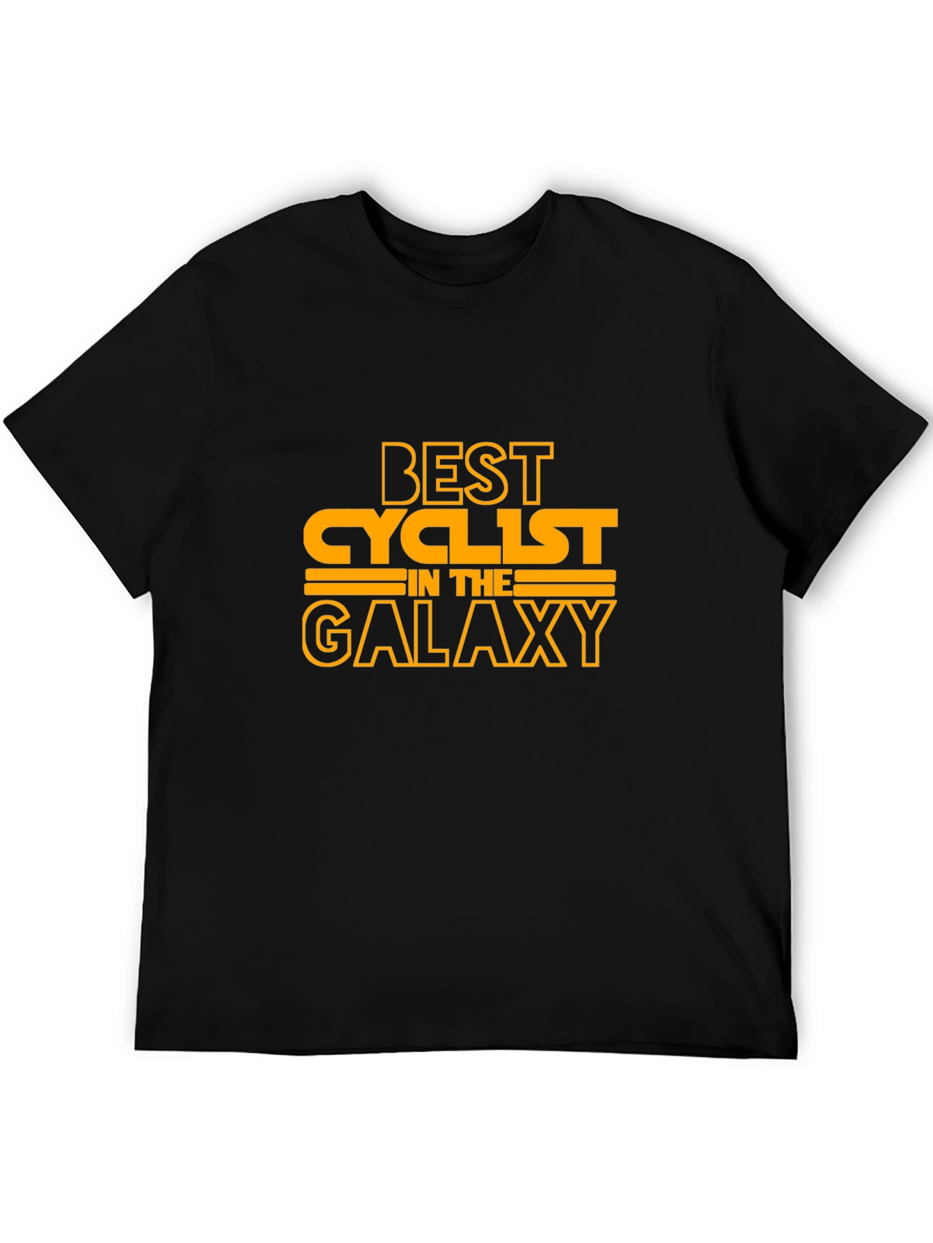 Best Cyclist in the Galaxy Black T-Shirt