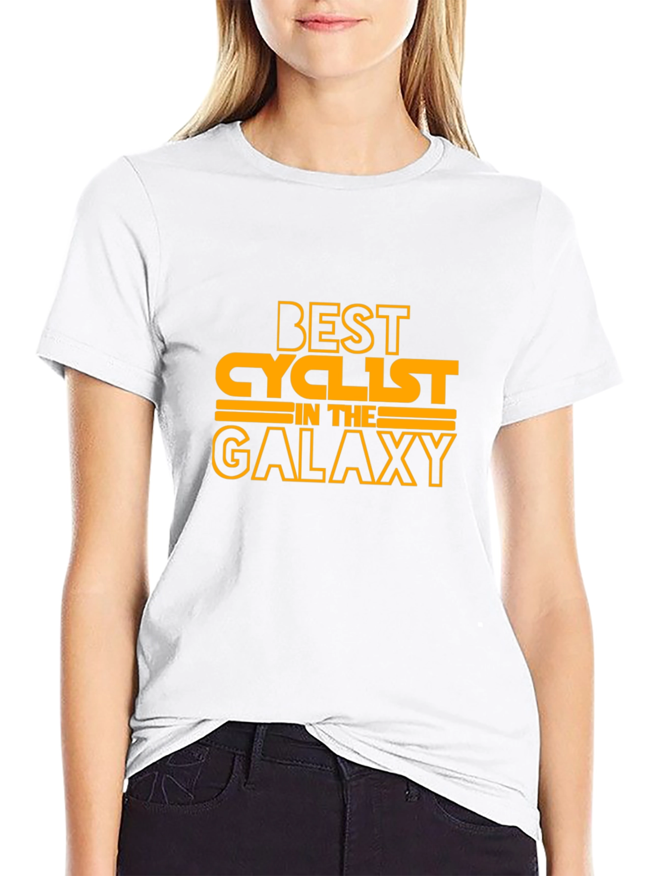 Best Cyclist in the Galaxy Black T-Shirt