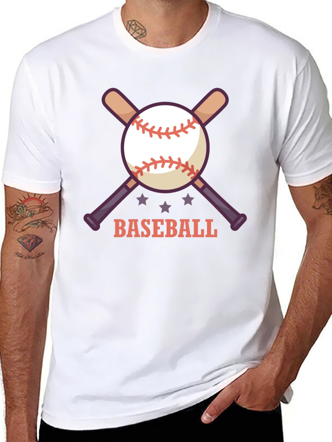 Baseball Graphic T-Shirt for Men